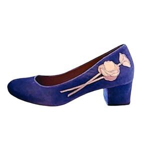 Anthropologie Jasper & Jeera Suede and Leather Pumps 40